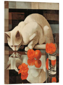 Acrylglasbild Die blasse Spiegelung - DejaReve