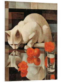 Hartschaumbild Die blasse Spiegelung - DejaReve