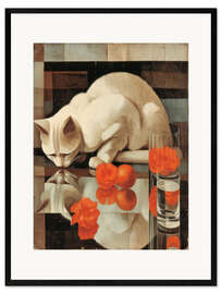 Gerahmter Kunstdruck Die blasse Spiegelung - DejaReve