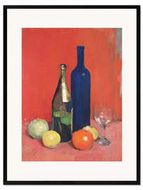 Gerahmter Kunstdruck Tisch-Symphonie