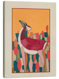 Leinwandbild Purpurroter Hirsch