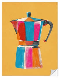 Wandsticker Farbblock Moka - Branka Kodžoman