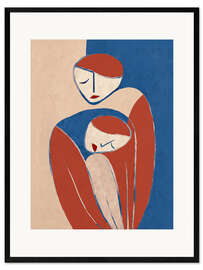 Gerahmter Kunstdruck Warme Umarmung