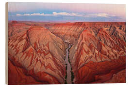 Stampa su legno Colorful canyon in the desert of Utah, USA - Martin Podt