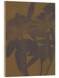 Holzbild Sanfte Blüten II - Shatha Dafai