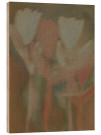 Holzbild Sanfte Blüten III