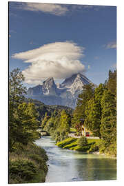 Tableau en aluminium The Watzmann on a summer's day - Fotomagie