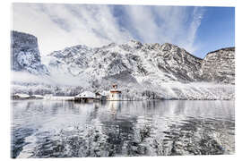 Acrylglasbild Königssee St Bartholomä - Fotomagie