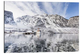 Alubild Königssee St Bartholomä - Fotomagie