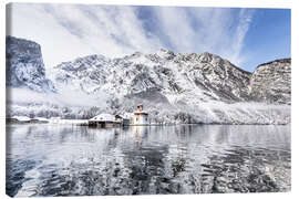 Leinwandbild Königssee St Bartholomä - Fotomagie