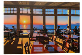 Acrylglasbild Sunset Restaurant