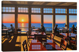 Leinwandbild Sunset Restaurant
