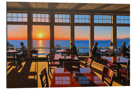 Magnettafel Sunset Restaurant