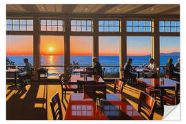 Wandsticker Sunset Restaurant