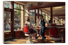 Holzbild The Barbershop