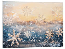 Magnettafel Verschneites Fenster