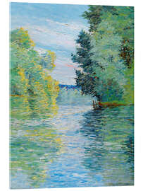 Acrylglasbild Der kleine Seinearm - Gustave Caillebotte