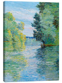 Leinwandbild Der kleine Seinearm - Gustave Caillebotte