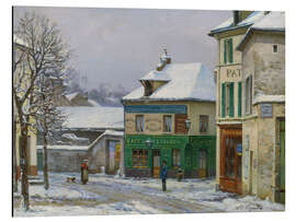 Magnettafel Schnee in den Vororten - Victor Vignon