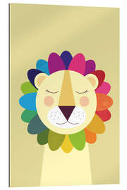 Gallery Print Regenbogen-Löwe