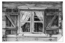Wandsticker Fenster einer Almhütte, Südtirol - Christian Müringer