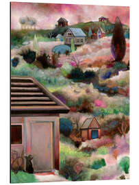 Aluminium print A Dog Waits To Go Inside - Josh Byer