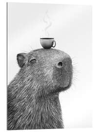 Gallery Print Capybara Coffee