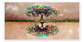 Wandbild Dreamer - Theheartofart Gena