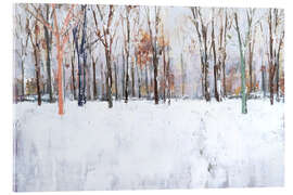 Acrylglasbild Winterlandschaft im Volkspark Friedrichshain - Eduard Warkentin