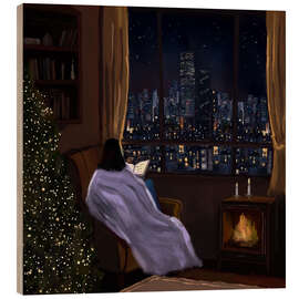 Holzbild Dezembernächte - Osheens Gallery