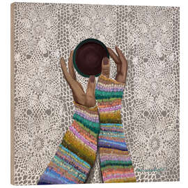 Holzbild Eine Tasse Trost - Osheens Gallery