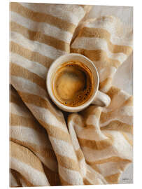 Acrylglasbild Kaffeewärm