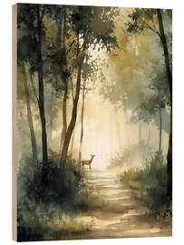 Holzbild Lichtblick - artill