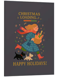 Alubild Christmas loading ... Happy Holidays!