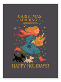 Poster Christmas loading ... Happy Holidays!