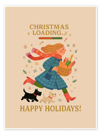 Wandbild Christmas loading ... - Tori Taika