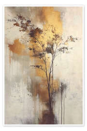 Wandbild Vergoldete Gräser - Pineapple Licensing