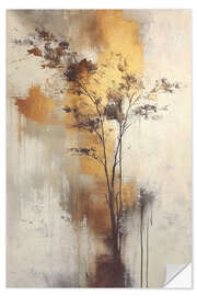 Wandsticker Vergoldete Gräser