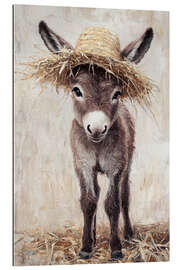 Quadro em plexi-alumínio Little Donkey On Farm Duty - Pineapple Licensing