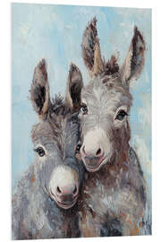 Hartschaumbild Eselchen-Geschwister - Pineapple Licensing