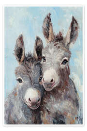 Poster Eselchen-Geschwister - Pineapple Licensing