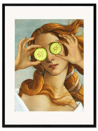 Gerahmter Kunstdruck Venus' Schönheitsroutine