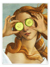 Wandbild Venus' Schönheitsroutine - Pineapple Licensing