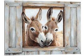 Gallery Print Verliebte Esel