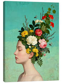 Leinwandbild Blüte meiner Gedanken II - artill