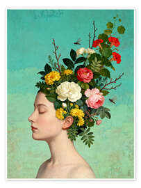 Wandbild Blüte meiner Gedanken II - artill