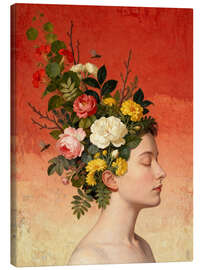 Leinwandbild Blüte meiner Gedanken I - artill