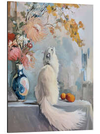 Cuadro de aluminio Silent Petals, Gentle Paws - DejaReve