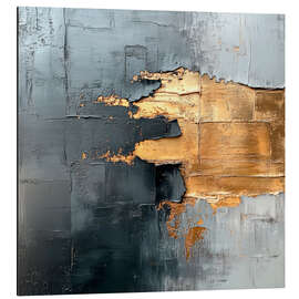 Alubild Goldene Spuren