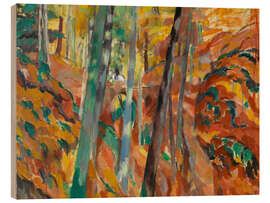 Wood print The Ravine - Rik Wouters